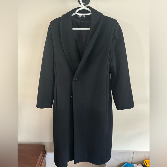 Black Wool Dress Coat - Picture 1 of 1